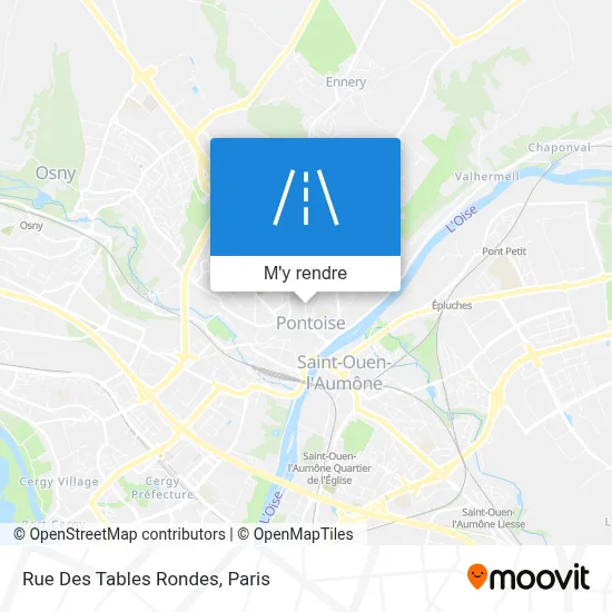 Rue Des Tables Rondes plan