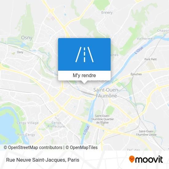 Rue Neuve Saint-Jacques plan