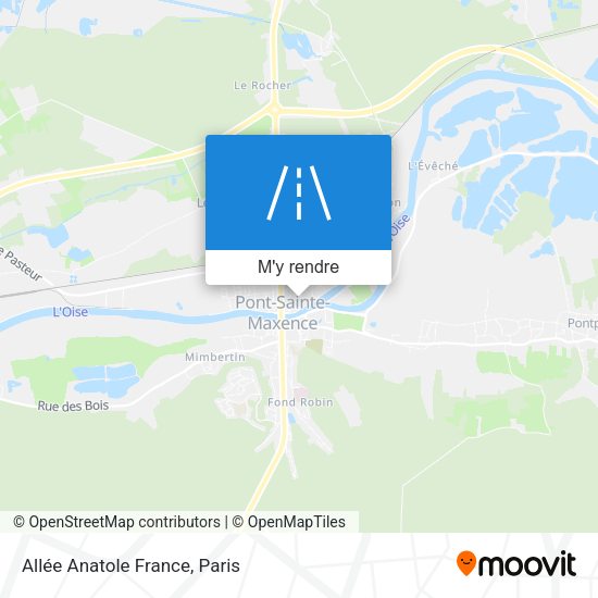 Allée Anatole France plan