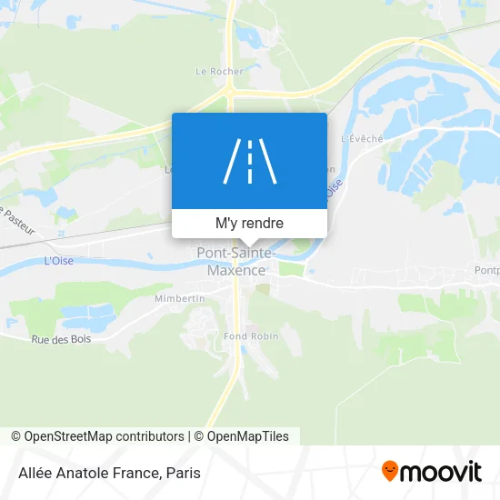 Allée Anatole France plan