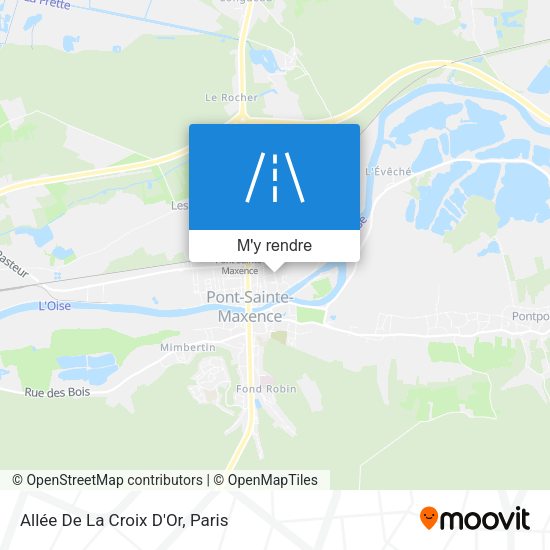 Allée De La Croix D'Or plan