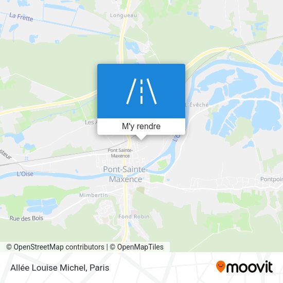 Allée Louise Michel plan