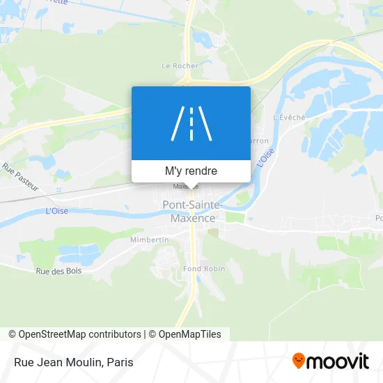 Rue Jean Moulin plan