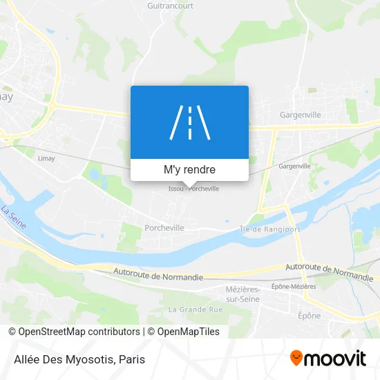Allée Des Myosotis plan