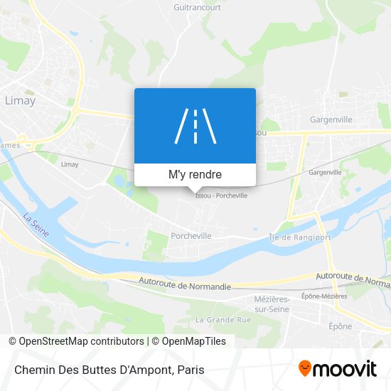 Chemin Des Buttes D'Ampont plan