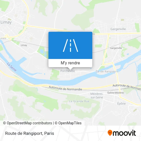 Route de Rangiport plan