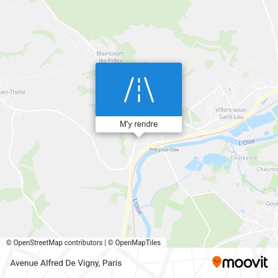Avenue Alfred De Vigny plan