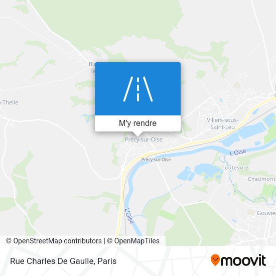 Rue Charles De Gaulle plan