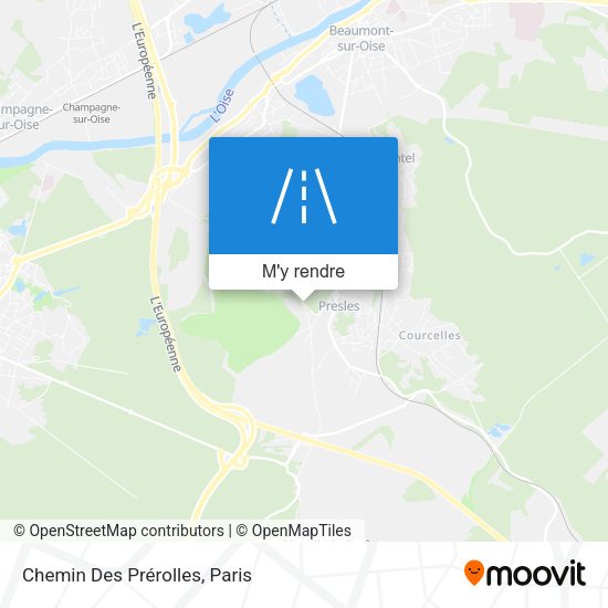 Chemin Des Prérolles plan