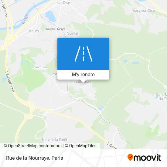 Rue de la Nourraye plan