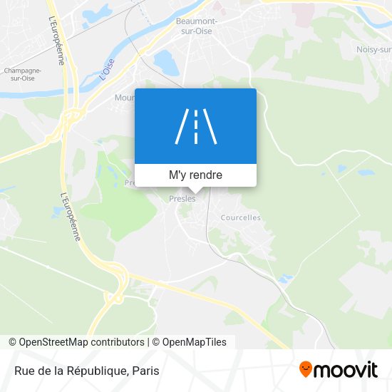 Rue de la République plan