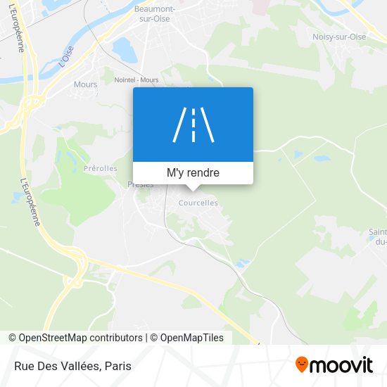 Rue Des Vallées plan