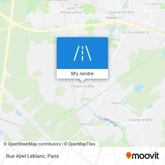 Rue Abel Leblanc plan