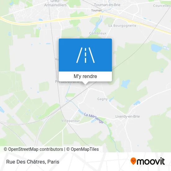 Rue Des Châtres plan