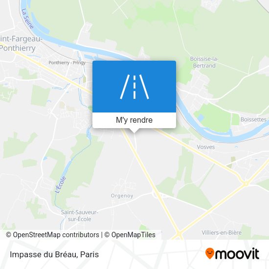 Impasse du Bréau plan