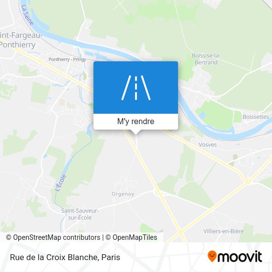 Rue de la Croix Blanche plan