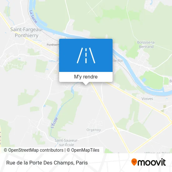 Rue de la Porte Des Champs plan