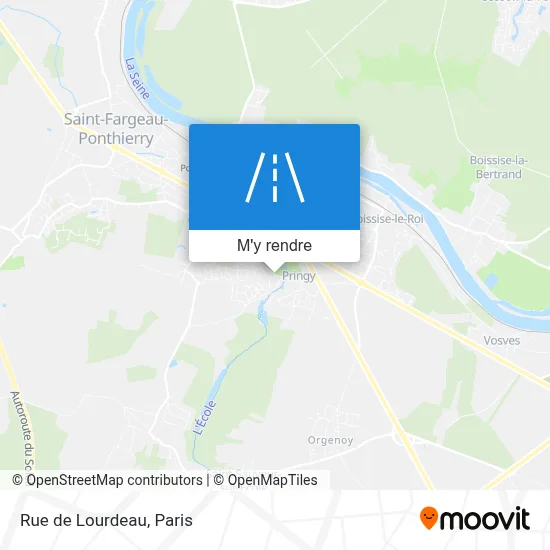 Rue de Lourdeau plan