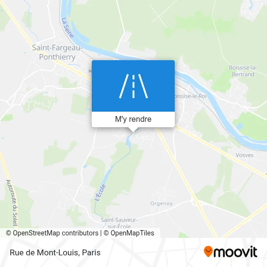 Rue de Mont-Louis plan