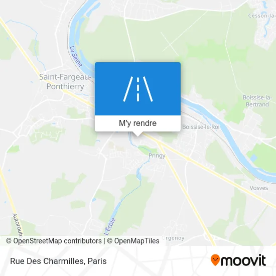 Rue Des Charmilles plan