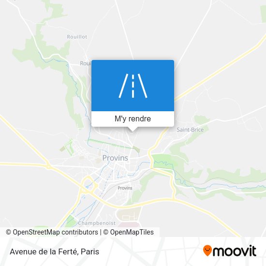 Avenue de la Ferté plan