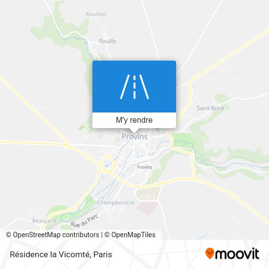 Résidence la Vicomté plan