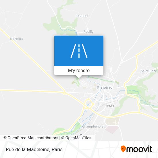 Rue de la Madeleine plan