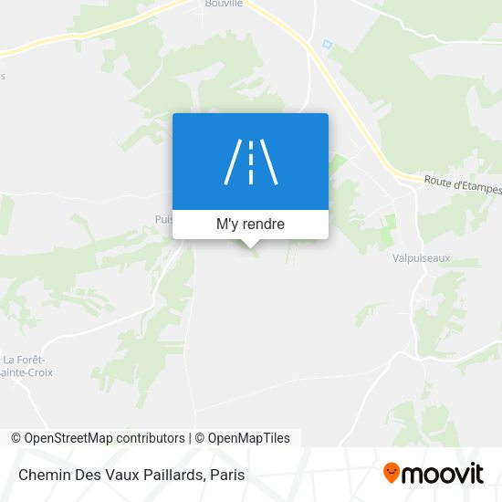 Chemin Des Vaux Paillards plan