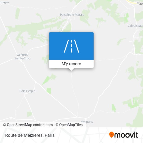 Route De Meiziéres plan