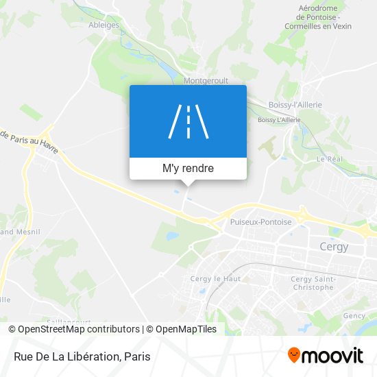 Rue De La Libération plan