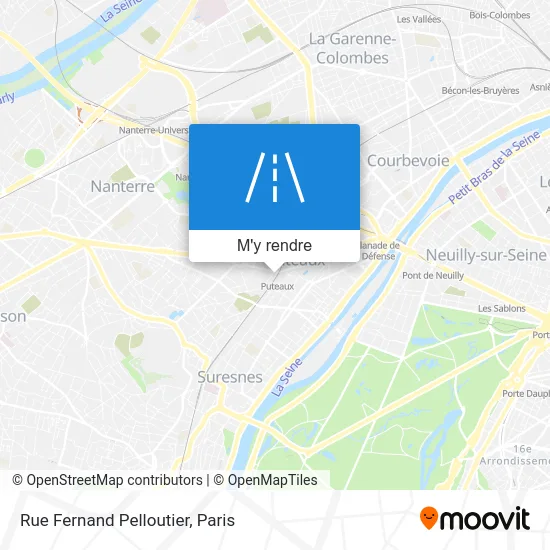 Rue Fernand Pelloutier plan