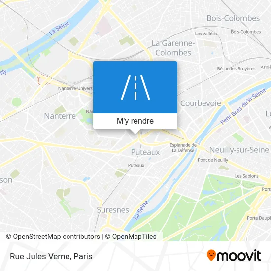 Rue Jules Verne plan