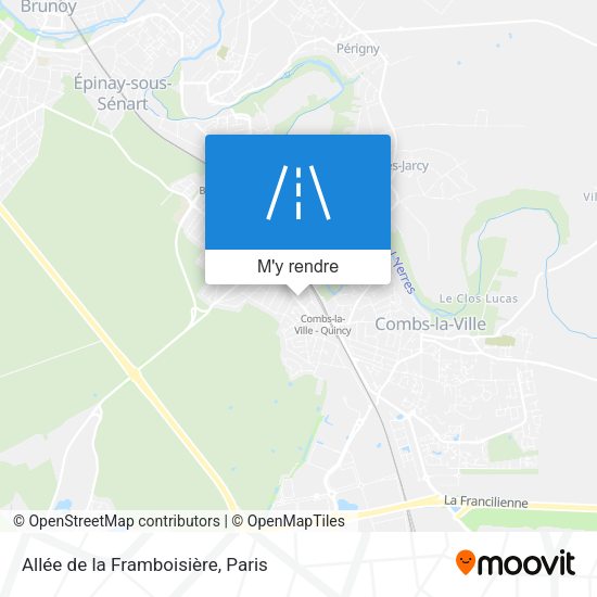 Allée de la Framboisière plan