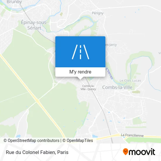 Rue du Colonel Fabien plan