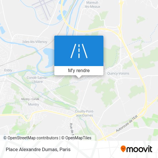 Place Alexandre Dumas plan