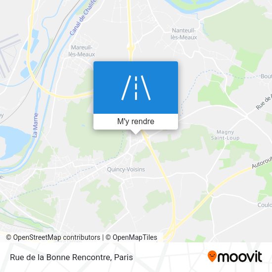 Rue de la Bonne Rencontre plan