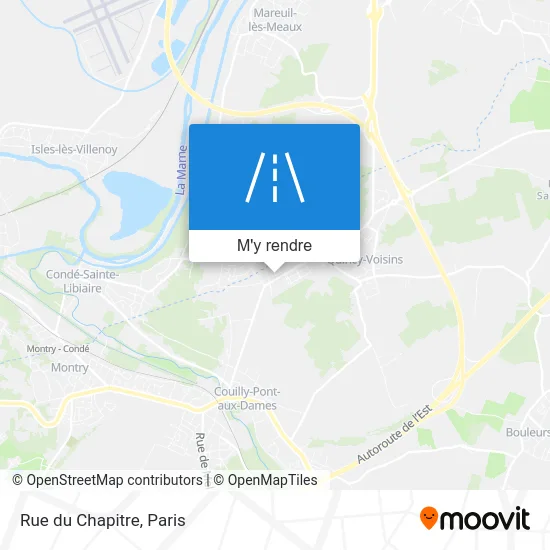 Rue du Chapitre plan