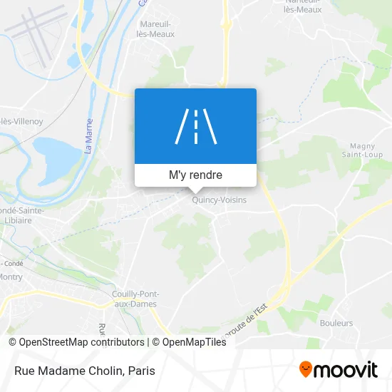 Rue Madame Cholin plan