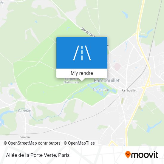 Allée de la Porte Verte plan