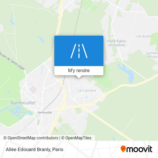 Allée Edouard Branly plan