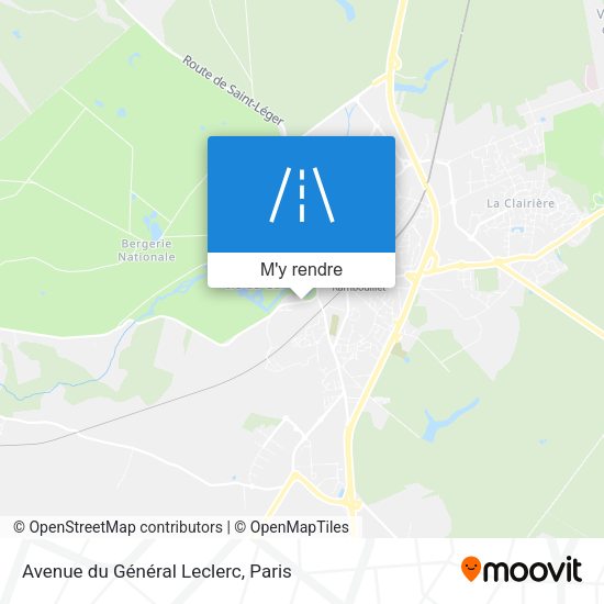 Avenue du Général Leclerc plan