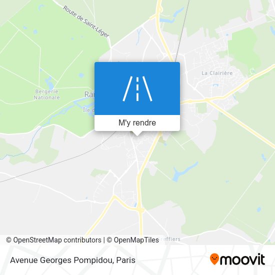 Avenue Georges Pompidou plan