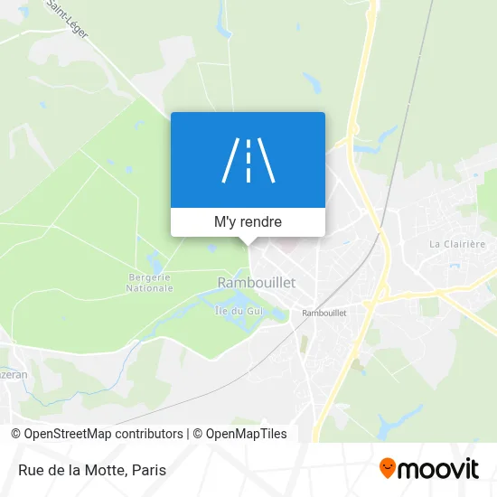 Rue de la Motte plan