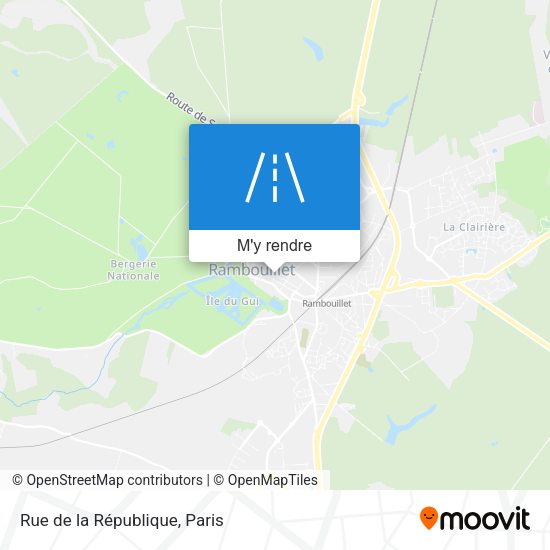 Rue de la République plan