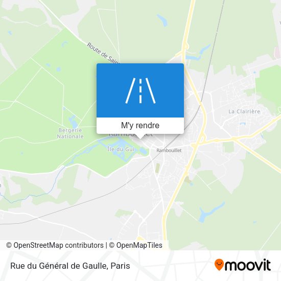 Rue du Général de Gaulle plan
