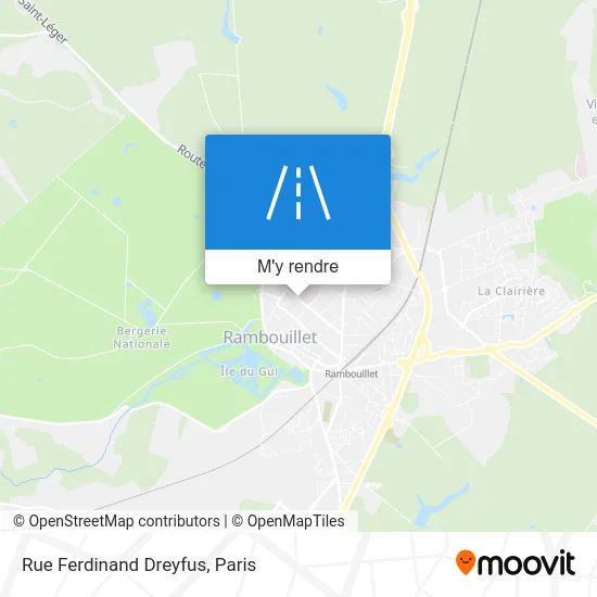 Rue Ferdinand Dreyfus plan