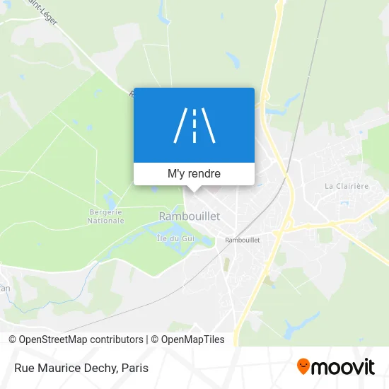 Rue Maurice Dechy plan