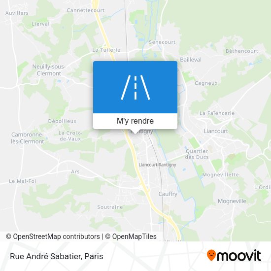 Rue André Sabatier plan