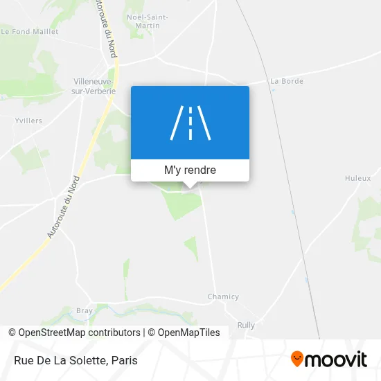 Rue De La Solette plan