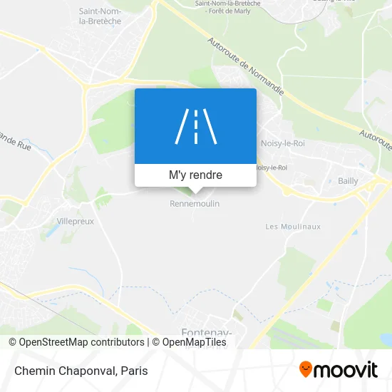 Chemin Chaponval plan